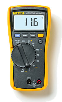 Fluke 116C 溫度及微安電流測量HVAC萬用表